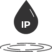 solutions ip rated, black icon